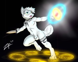 Icy wolf commission 20250513.png